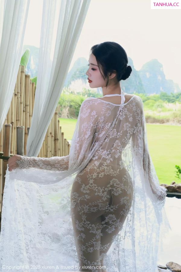   [XiuRen]高清写真图 2025.07.11 No.10538 南乔 绿色旗袍第38张图片